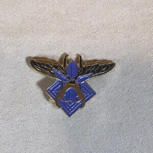 Rhino Beetle Lapel Pin Brooch